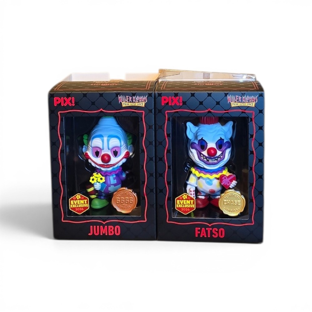 Killer Klowns from Outer Space PIX! Jumbo & Fatso Chase Event Exclusive 2024